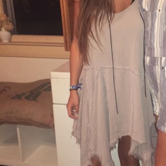 Free people charcoal dress L - Picture 3 of 3